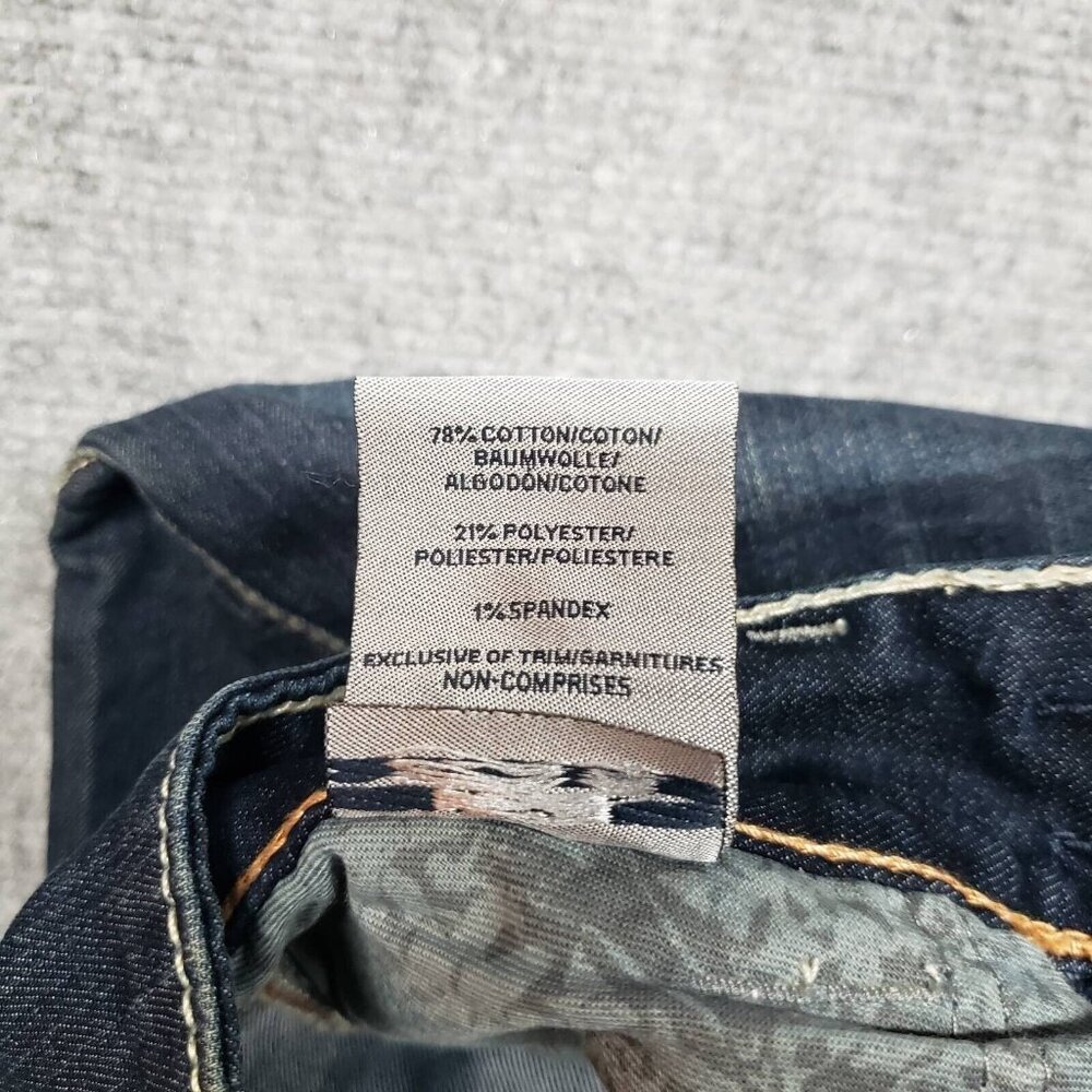 Silver Jeans Dawson Womens 26X32 Blue Bootcut Faded Embroidered Low Rise New - Picture 11 of 12